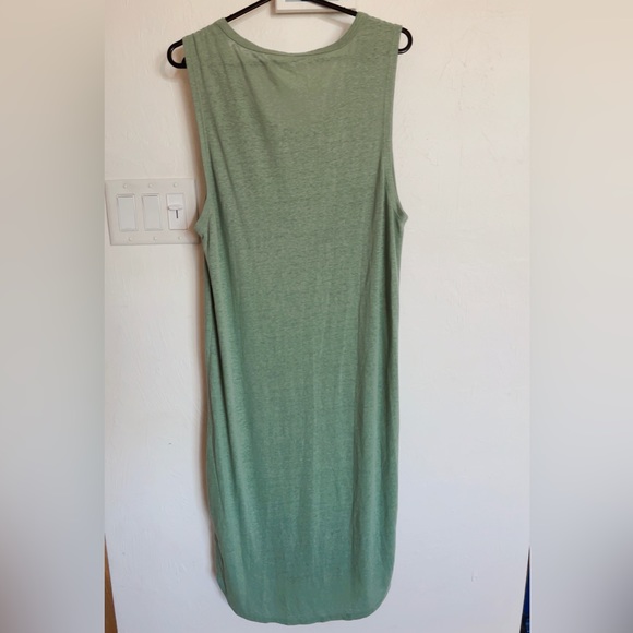 🌵AERIE LINEN HIGH LOW TANK MIDI DRESS - Picture 6 of 6